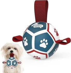 Small Dog Toys, Puppy Balls, Dog Balls with Straps for Small Breed, Soccer Ball for Dogs, Puppy Toys, Dog Birthday Gift (Blue Red, 3.5 inch) Small Dog Toys, Puppy Balls, Dog Balls with Straps for Small Breed, Soccer Ball for Dogs, Puppy Toys, Dog Birthday Gift (Blue Red, 3.5 inch)